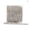 10 Yards Crystal AB Rhinestone Close Chain Silver Trim