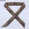 100 Colors Leopard Silk Bag Handle Headband Scarf