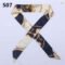 100 Colors Leopard Silk Bag Handle Headband Scarf