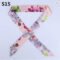 100 Colors Leopard Silk Bag Handle Headband Scarf