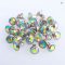 100 Sets 6 8mm Crystal AB Rivets Rhinestone Studs