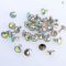 100 Sets 6 8mm Crystal AB Rivets Rhinestone Studs