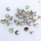100 Sets 6 8mm Crystal AB Rivets Rhinestone Studs