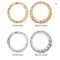 10Pcs Copper Claw Sew-On Rhinestones Gold Silver