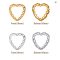 10Pcs Copper Claw Sew-On Rhinestones Gold Silver