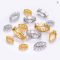 10Pcs Copper Claw Sew-On Rhinestones Gold Silver