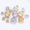 10Pcs Copper Claw Sew-On Rhinestones Gold Silver