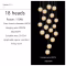 Modern LED Glass Ball Staircase Chandelier
