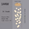 Modern Nordic LED Glass Chandelier Lighting