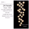 Modern LED Glass Ball Staircase Chandelier