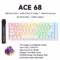 MCHOSE ACE 68 magnetic gaming keyboard