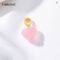 14K Gold Plated Jelly Heart Charms Candy Pendants DIY