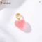 14K Gold Plated Jelly Heart Charms Candy Pendants DIY