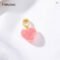 14K Gold Plated Jelly Heart Charms Candy Pendants DIY