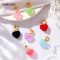 14K Gold Plated Jelly Heart Charms Candy Pendants DIY