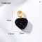 14K Gold Plated Jelly Heart Charms Candy Pendants DIY