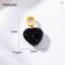 14K Gold Plated Jelly Heart Charms Candy Pendants DIY