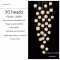 Modern LED Glass Ball Staircase Chandelier