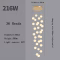 Modern Nordic LED Glass Chandelier Lighting