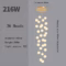 Modern Nordic LED Glass Chandelier Lighting