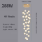 Modern Nordic LED Glass Chandelier Lighting
