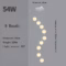 Modern Nordic LED Glass Chandelier Lighting