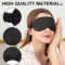 2-Pack Silk Sleep Mask Adjustable Blackout Blindfold
