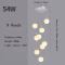 Modern Nordic LED Glass Chandelier Lighting