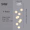 Modern Nordic LED Glass Chandelier Lighting