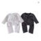 2024 Baby Boys Striped Pajama Set 2pcs 0-3Y