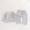 2024 Baby Boys Striped Pajama Set 2pcs 0-3Y