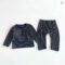 2024 Baby Boys Striped Pajama Set 2pcs 0-3Y