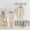 2024 Baby Girls Floral Cotton Top Pants Pajama Set