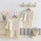2024 Baby Girls Floral Cotton Top Pants Pajama Set