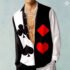 Fashion Men’s 2-Piece Harajuku Retro Summer Suit