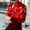 2024 Men’s Poker Red Heart Flower HD Pattern Tee
