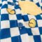 2025 Baby Boys Plaid Cartoon Romper Short Sleeve