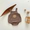 2025 Bear Waffle Romper Suspender Shorts Set Kids