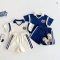 2025 Boys College Style Letter T-shirt Shorts Set