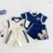 2025 Boys College Style Letter T-shirt Shorts Set