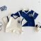 2025 Boys College Style Letter T-shirt Shorts Set