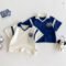 2025 Boys College Style Letter T-shirt Shorts Set