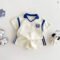 2025 Boys College Style Letter T-shirt Shorts Set