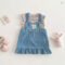 2025 Girls Rainbow Striped Tank Top Summer Casual