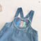 2025 Girls Rainbow Striped Tank Top Summer Casual