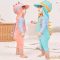 2025 Kids Dinosaur Horn Conjoined Swimsuit UV Protection