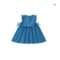 2025 Korean Lace Blue Vest Dress Girls