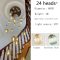 2026 Spiral Staircase Crystal Ball Long Chandelier