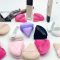 20Pcs Triangle Velvet Mini Face Powder Puffs