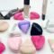 20Pcs Triangle Velvet Mini Face Powder Puffs